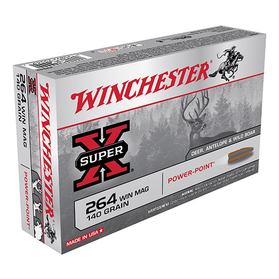 WIN SUPER-X 264WIN 140GR POWER POINT 20/10 - Ammunition